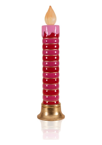 The Mia Dekoratif Led Işıklı Yılbaşı Mumu 25x25x97 Cm 1 Adet