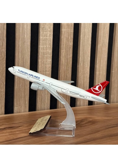 Thy Boeing 777-300 Model Uçak 1/250 Ölçek Metal Gövde İsim Yazılabilir Myk Hediye Ve Sanat Atölyesi Üretimi
