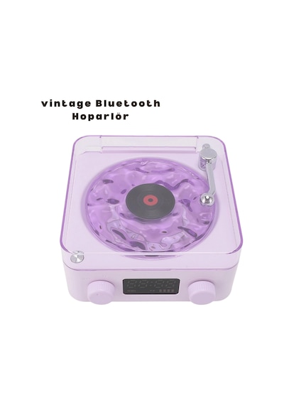 Zenvia Retro Bluetooth Hoparlör Mor Znv2026