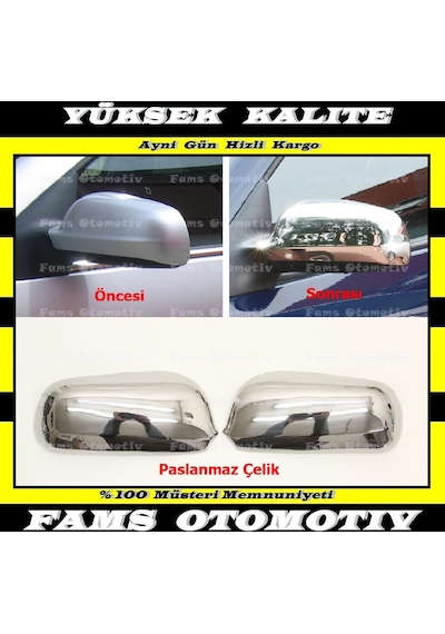 Seat Alhambra Mk1 Krom Ayna Kapağı 2 Prç. 1996-2003 P.çelik
