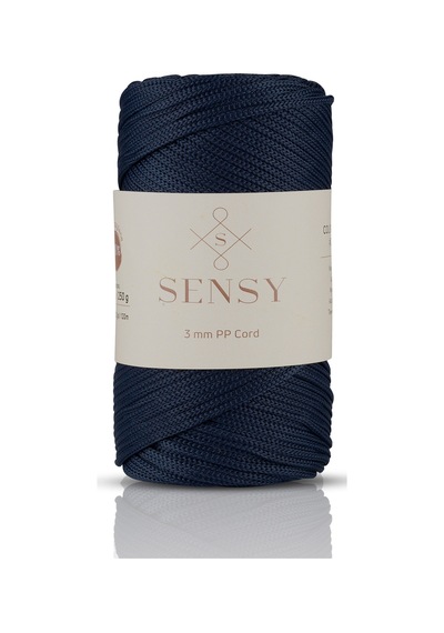 3 Mm - 250 Gr Polyester Makrome Ipi Lacivert 120 M Polyester Makrome Ip Supla Ip Ve Çanta Ipliği