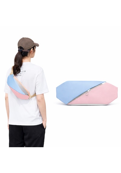 Microcase 2 Bölmeli Günlük Kullanım Çapraz Omuz Askılıklı Çanta Al5535 Açık Pembe