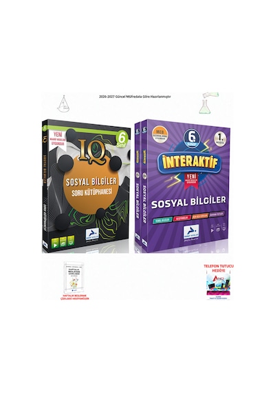 Paraf 6. Sınıf Sosyal Bilgiler Iq+interaktif 2 Kitap Seti