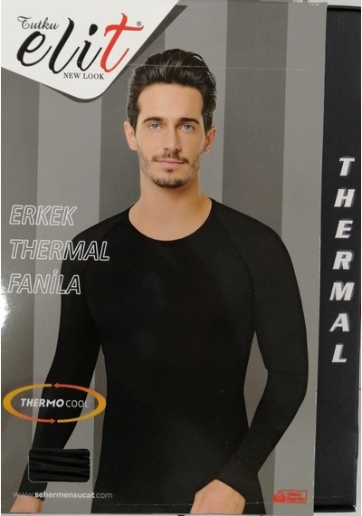 Tutku Elit Erkek Uzun Kol Termal Üst Fanila Kışlık İçlik 001