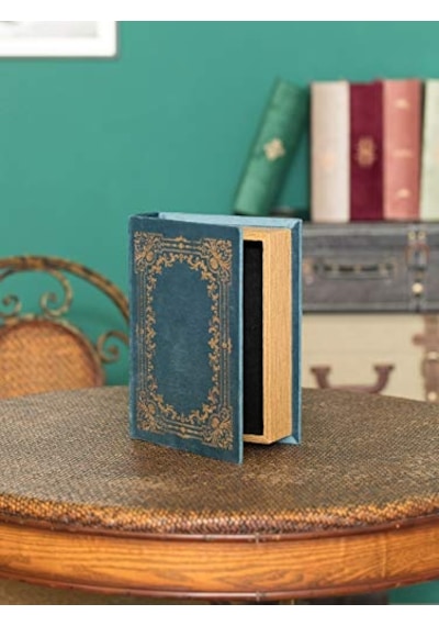 Qı003691.b Kitap Şeklinde Dekoratif Saklama Kutusu