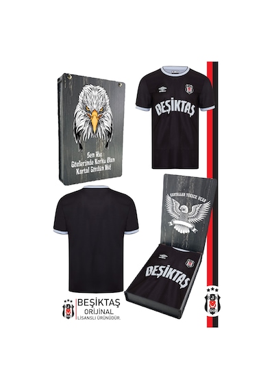 Beşiktaş Orijinal Lisanslı Nostalji Siyah Çocuk Forma Bjk Kartal Baskılı Hediyelik Ahşap Kutulu Siyah - Beyaz Beşiktaş Orijinal Lisanslı Nostalji Siyah Çocuk Forma Bjk Kartal Baskılı Hediyelik Ahşap Kutulu Siyah - Beyaz