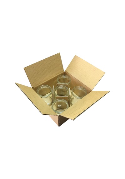 Afracam 425 Ml Metal Siyah Kapaklı Şeffaf Cam Kavanoz 5 Adet Çok Renkli