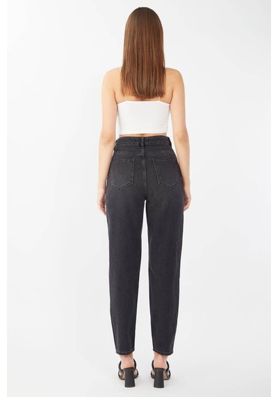 Banny Jeans Kadın Dizi Yırtık Jean Pantolon Siyah 001 Siyah 27