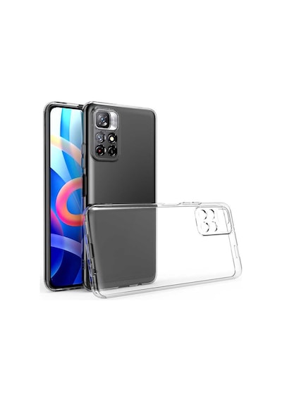 Xiaomi Poco M4 Pro 5G Kılıf Kamera Korumalı Süper Silikon Kılıf Renksiz