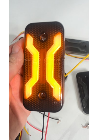 Ahmet Otomotiv 10 Adet Füme Dark Model Sarı-turuncu Led Lamba