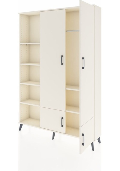 Arges Dolap 6 Raflı 4 Kapaklı Tek Askılı 132x30x195 Aytaşı-ay... Aytaşı Arges Dolap 6 Raflı 4 Kapaklı Tek Askılı 132x30x195 Aytaşı-ay... Aytaşı