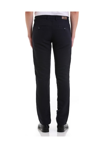 Hatemoğlu Lacivert D. Slim Fit Desenli Yandan Cep Kanvas Pantolon Lacivert Hatemoğlu Lacivert D. Slim Fit Desenli Yandan Cep Kanvas Pantolon Lacivert