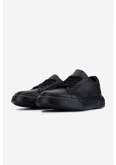 Valmenti Erkek Hakiki Deri Siyah Sneakers & Spor Ayakkabı 1163 2027 Erk Ayk Sk25-26 Sıyah Dr Siyah