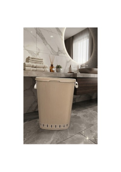 Premıum Kanal Tasarım Çamaşır Sepeti Ve Pedallı Çöp Kovası Seti 65l, 20l, 13l, 8l - Hava Akışlı Tasarım, Soft-close Kapak Bej - 909315802 Bej Premıum Kanal Tasarım Çamaşır Sepeti Ve Pedallı Çöp Kovası Seti 65l, 20l, 13l, 8l - Hava Akışlı Tasarım, Soft-close Kapak Bej - 909315802 Bej
