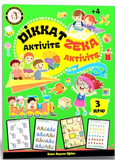 Dikkat Ve Zeka Aktivite Seti 3 Kitap