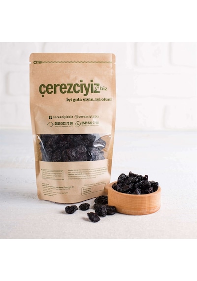 Çerezciyiz Biz Kilis Karası Siyah Kuru Üzüm Çekirdekli 250 G