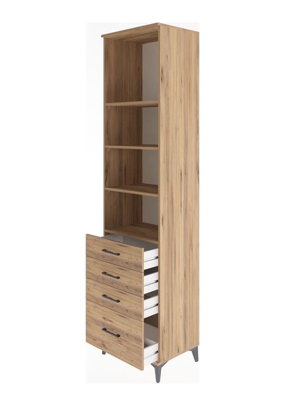 Hyperion Dolap 4 Raflı 4 Çekmeceli 60x44x243 Çam-çam Çam Hyperion Dolap 4 Raflı 4 Çekmeceli 60x44x243 Çam-çam Çam