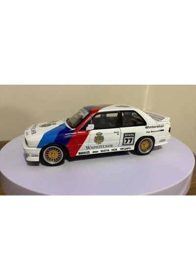 Hobbiez World Bmw M3 E30 Dtm Warsteiner Die-cast Beyaz 1/24 Model Araba