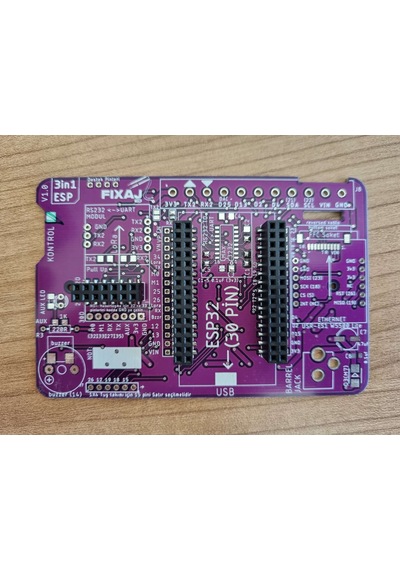 Fixaj 3In1 Esp32 Hazir Lehimli Pcb E22 Ve E32 Lora Modülleri Ile Uyumlu