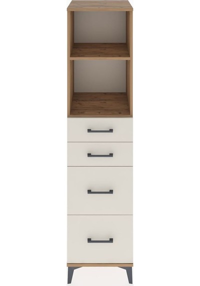 Hyperion Dolap 2 Raflı 4 Çekmeceli 44x44x182 Çam-aytaşı Atlas Çam