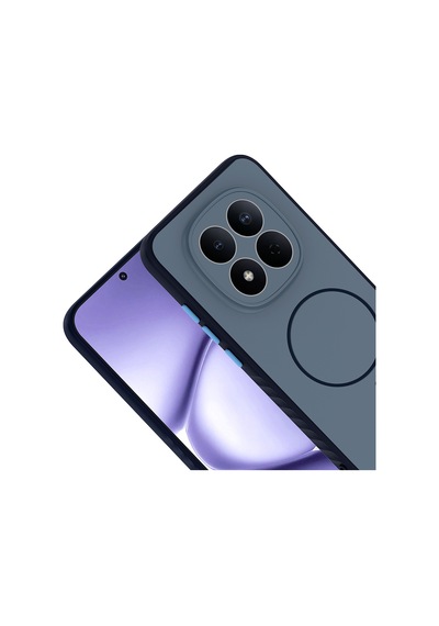 Kilifone - Redmi Note 15 Pro 4g Uyumlu Kılıf Magsafe Özellikli Koruyucu Tea Kapak - Lacivert - T40992