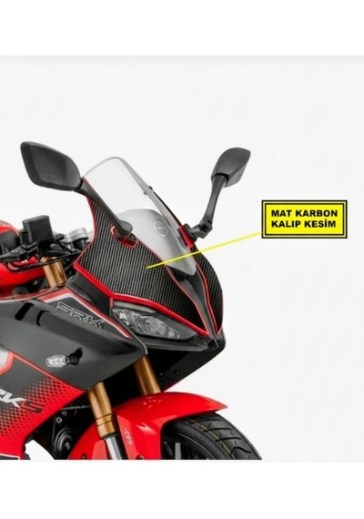 Srk 125 R Ön Kafa Karbon Kaplama Sağ Sol Set