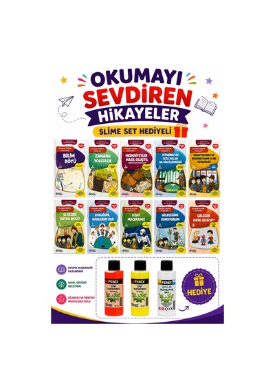 3.ve 4.sınıflar İçin Dünyanın Değişim Yolculuğu Seti Slime Set Hediye