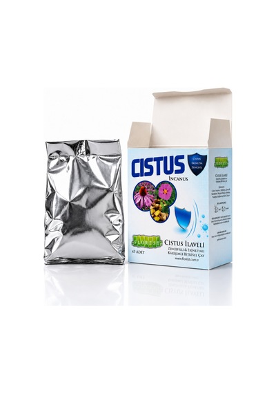 Cistus Incanus Karışım Bitki Çayı 45 Adet Cistus İlaveli Zencefilli & Ekinezyalı Bitkisel Çay - 931989787