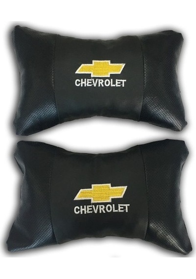 Günsan Chevrolet Deri Boyun Yastığı Papyon Model 2'li