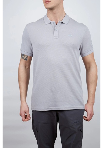 Alpinist Roc Erkek Polo T-shirt - Gri