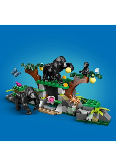 LEGO® City Orman Kaşifinin Helikopteri Kamp Yerinde 60437 - 8 Yaş & Üzeri Çocuklar için Yaratıcı Oyuncak Yapım Seti (881 Parça)