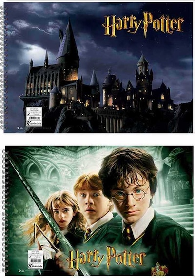 Harry Potter 25x35cm 15 Yapraklı Spiralli Resim Defteri / 300215-07