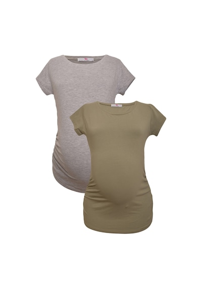 Luvmabelly Myra2017 2012 Hamile Tshirt Seti-çok Renkli