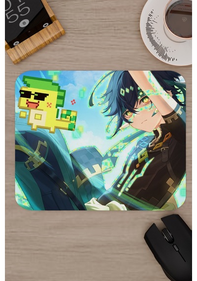 Kinich Genshin Impact Anime Gacha V1 - 22x18 Gaming Mouse Pad Fare Altlığı