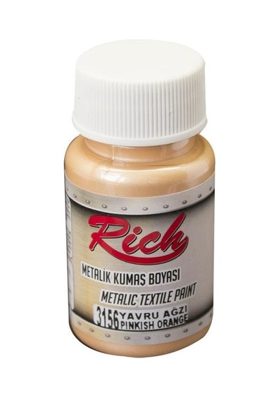 Rich Metalik Kumaş Boyası 50 Cc. 3156 Yavruağzı