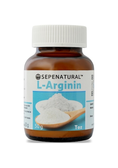 Sepe Natural L-Arginine Toz  Analizli Saf 10 Servis, Aromasız 50 G