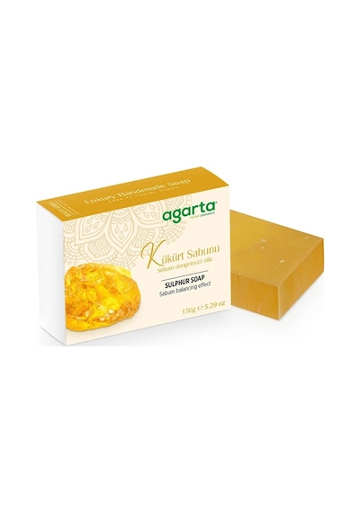 Agarta El Yapımı Doğal Sabun 150gr Kükürt 4 Lü Set