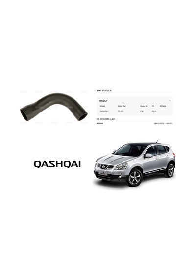 Qashqaı Turbo Hortumu 1.5 Dci 2008-2010