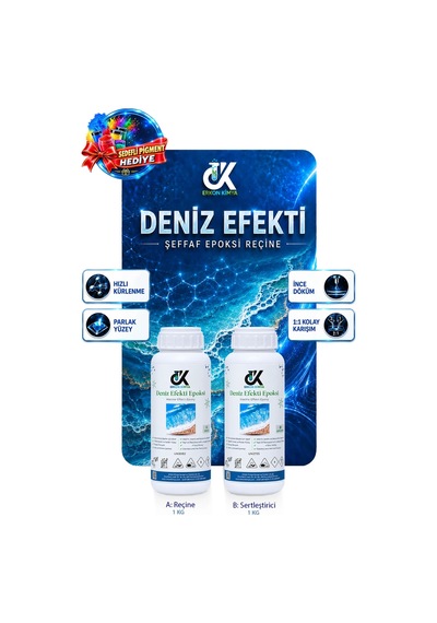 Erkon Kimya Deniz Efekti Şeffaf Epoksi 2 Kg