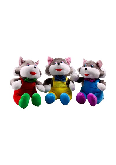 Kızılkaya Oyuncak Peluş Papyonlu Büyük Tilkiler Kzl-df-s0155 Çok Renkli