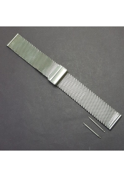Hasır Kol Saat Kordonu Çelik Kalın 24 Mm (Ø 2,25- 3,0)