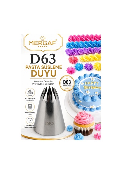 Pasta Süsleme Duyu + 2 Adet Şanti Torba No: D63