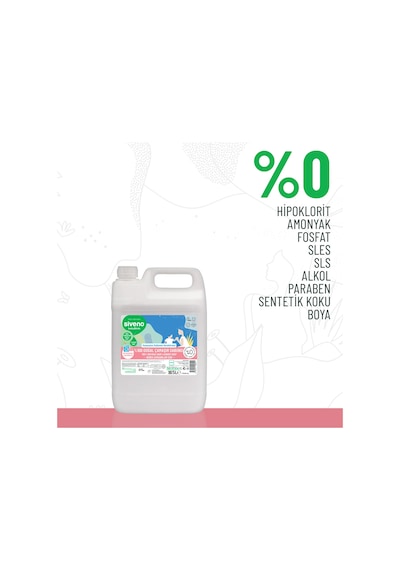 Siveno %100 Doğal Bebek Çamaşır Sabunu Kendinden Yumuşatıcılı Bitkisel Deterjan Vegan 5000 ml