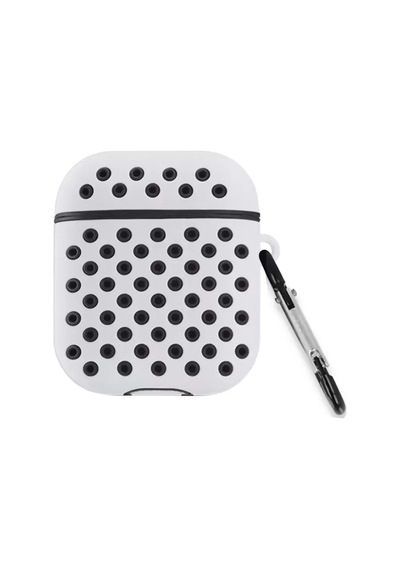 Newface Apple Airpods Uyumlu, 2 2.nesil Spor Delikli Kılıf - Gri-siyah