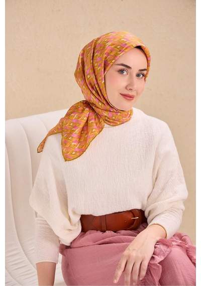 Silk Home Twill İpek Eşarp 11516-07 Pembe