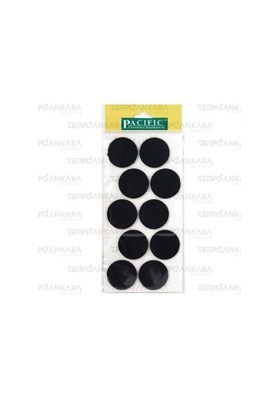 Pacific Siyah Yapışkanlı Keçe Ø 45mm