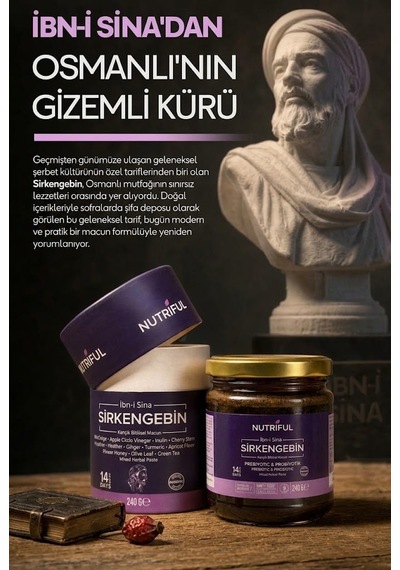 Nutriful Ibn-ı Sina Sirkengebin Prebiyotik Macunu 3 Adet