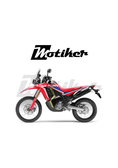 Honda Crf 250 Rally Sol Şase Tasarımı Sticker Etiket Mode