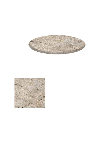 Werzalit, Allzalit Veya Wermodin Masa Tablası Yuvarlak 80cm - Scalamarble Çok Renkli