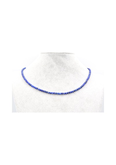 Hakiki Doğal Lapis Lazuli Taşı Kolye 1.Kalite Pembe